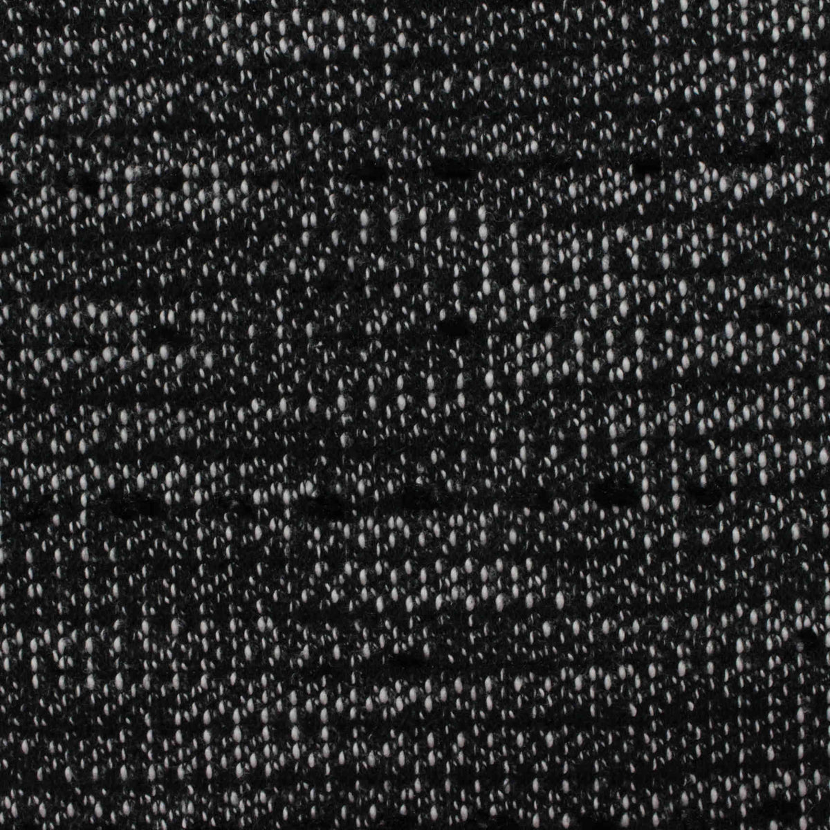 Black Marl Knit, Poly-Cotton, 320 gsm