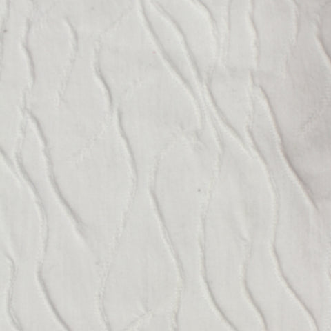 White Tone-on-Tone Jacquard, Polyester, 195 gsm