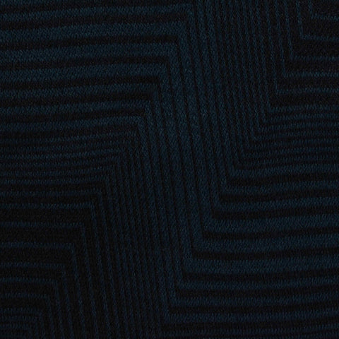 Dark Blue Tone-on-Tone Jacquard, Polyester, 242 gsm