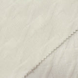 White Geometric Jacquard, Polyester