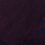 Dark Blue Check Jacquard, Polyester
