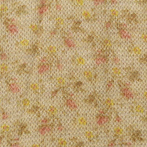 Pink Floral Knit, Acrylic, 136 gsm