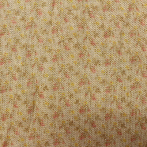Pink Floral Knit, Acrylic, 136 gsm