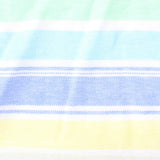 Pastel Green Horizontal-Stripe Knit, Cotton