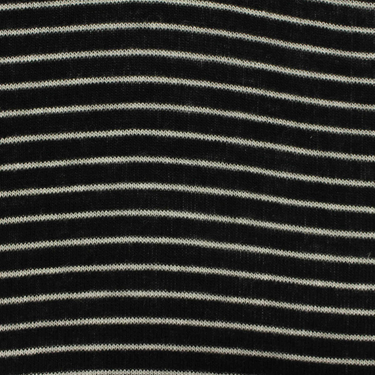 Black Horizontal-Stripe Knit, Viscose, 115 gsm, 140 cm, ref EF-218430