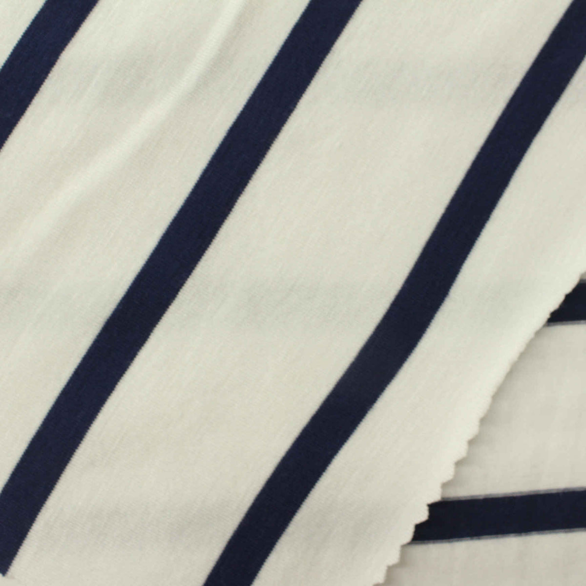 Navy Stripes Knit, Viscose, 180 gsm, 160 cm, ref EF-218431