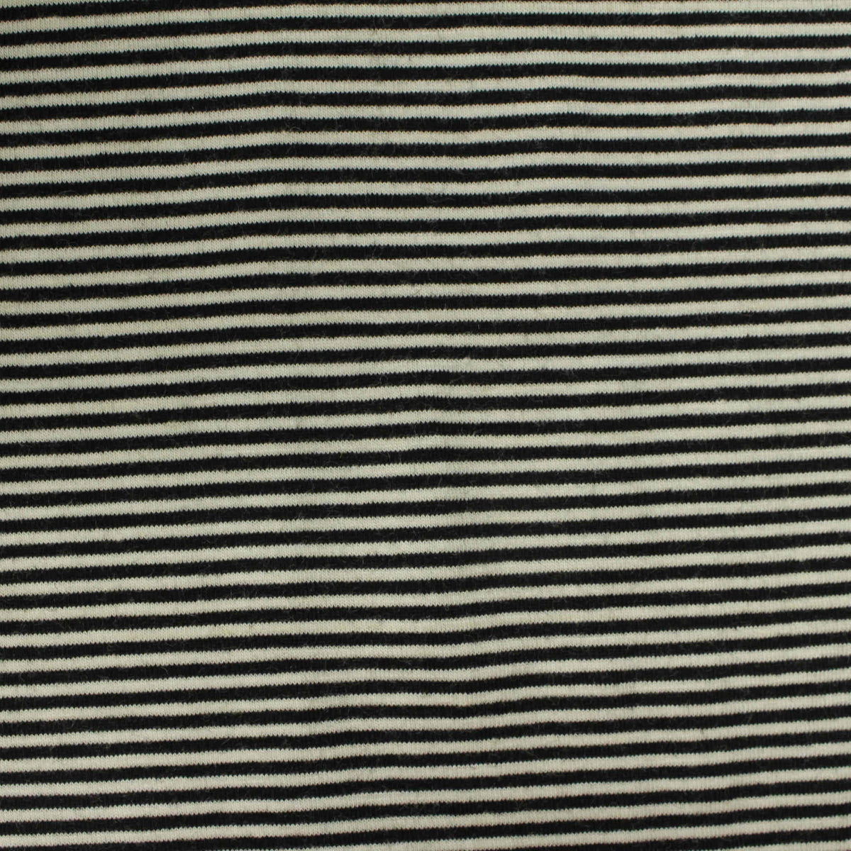 Black Horizontal-Stripe Knit, Viscose-Poly, 275 gsm