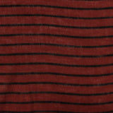 Black Horizontal-Stripe Knit, Viscose