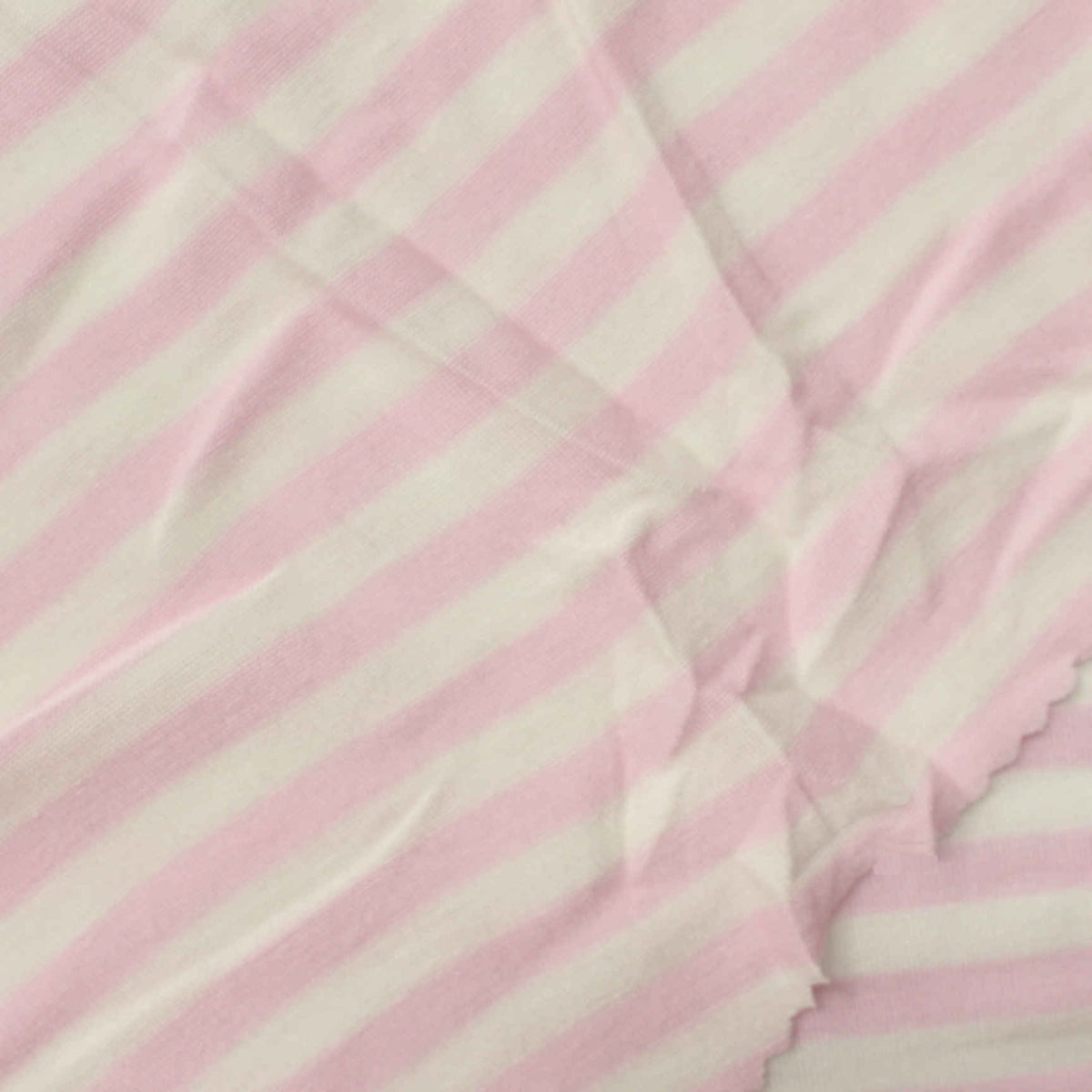 Pink Diagonal-Stripe Knit, Viscose
