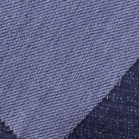 100% Polyester French Terry Fabric, 240 gsm, 165 cm — Blue