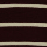 Maroon Stripes Knit, Viscose