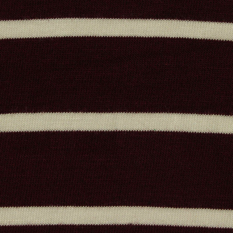 Maroon Stripes Knit, Viscose