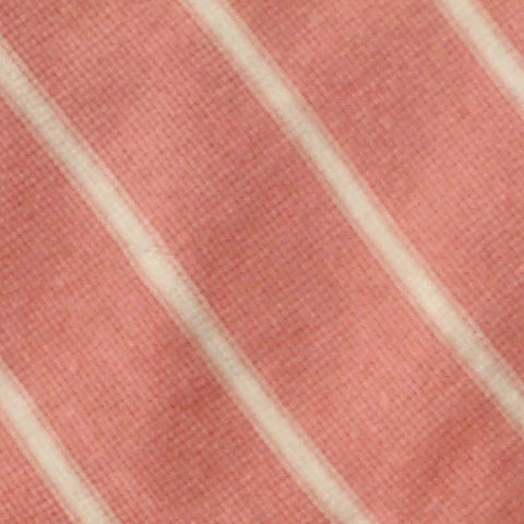 White Diagonal-Stripe Knit, Viscose