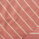 White Diagonal-Stripe Knit, Viscose