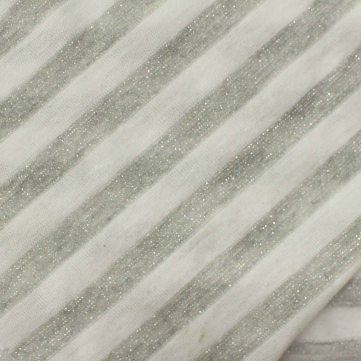 White Stripes Jersey Knit, Polyester