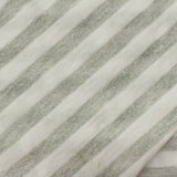 White Stripes Jersey Knit, Polyester