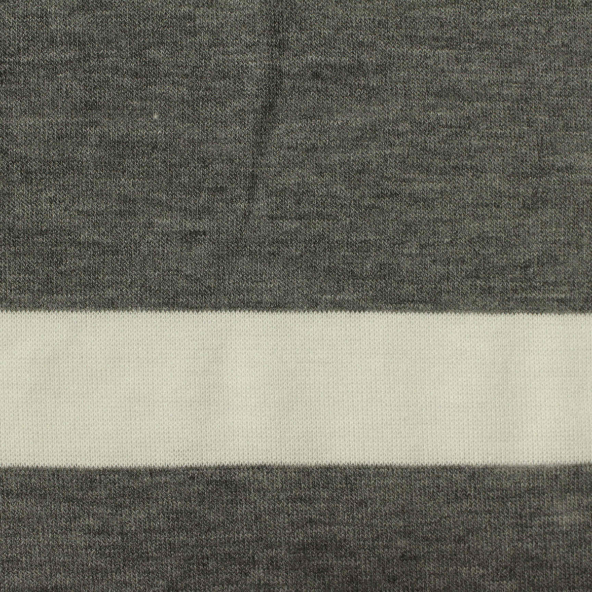 Grey Horizontal-Stripe Jersey Knit, Poly-Viscose, 120 gsm