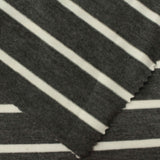White Stripes Jersey Knit, Viscose
