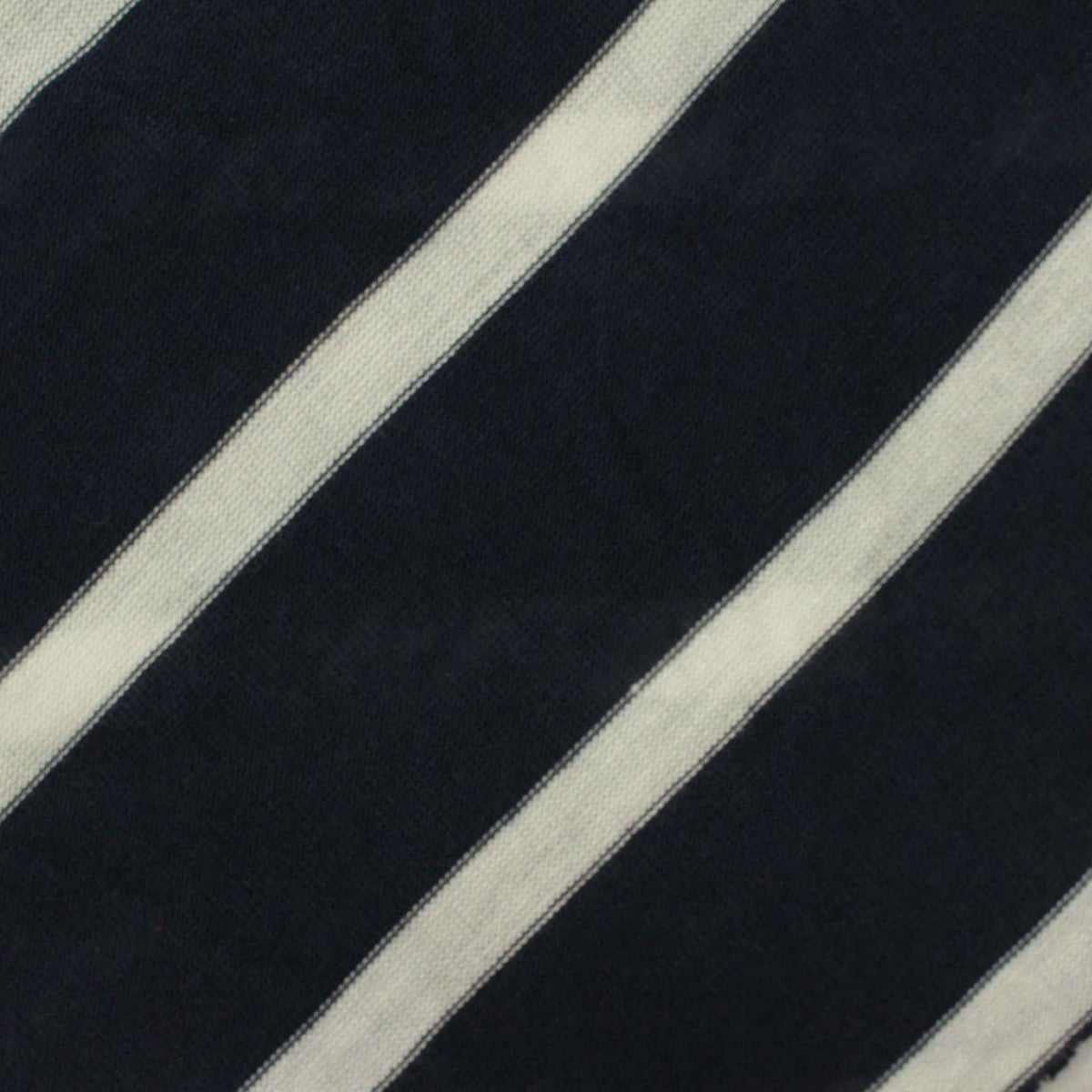 Navy Stripes Chunky Knit, Viscose