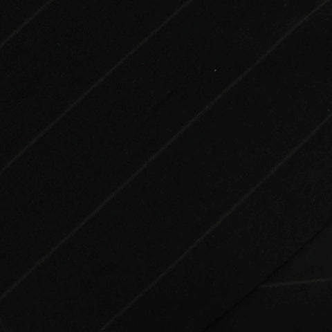 Black Pinstripe Jersey Knit, Polyester