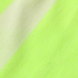 Neon Green Diagonal-Stripe Jersey Knit — texture