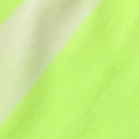 Neon Green Diagonal-Stripe Jersey Knit