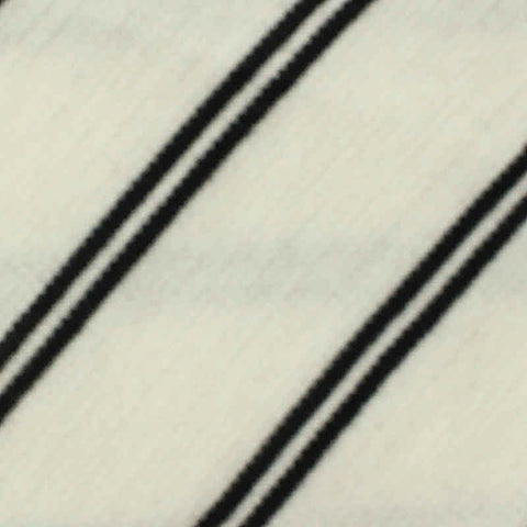 Black Stripes Jersey Knit, Poly-Viscose, 220 gsm