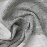 White Horizontal-Stripe Jersey Knit, Polyester — texture