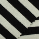 Black Diagonal-Stripe Jersey Knit, Poly-Viscose — texture
