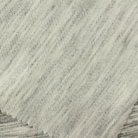 Light Grey Marl French Terry, Poly-Viscose, 205 gsm