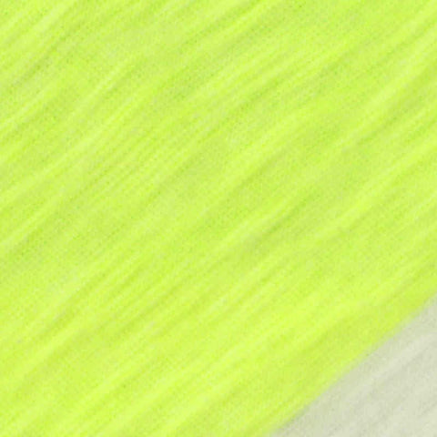 Neon Yellow-Green Marled-Stripe Jersey Knit