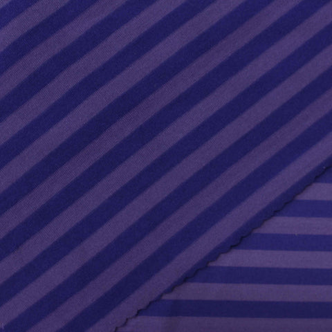Purple Diagonal-Stripe Knit, Polyester