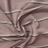 Striped Viscose Stretch Jersey Knit Fabric, 175 gsm, 160 cm — Purple