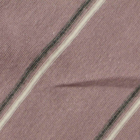 Striped Viscose Stretch Jersey Knit Fabric, 175 gsm, 160 cm — Purple