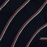 White Stripes Jersey Knit, Viscose