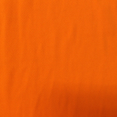 100% Polyester Birdseye Knit Fabric, 173 gsm, 150 cm — Orange