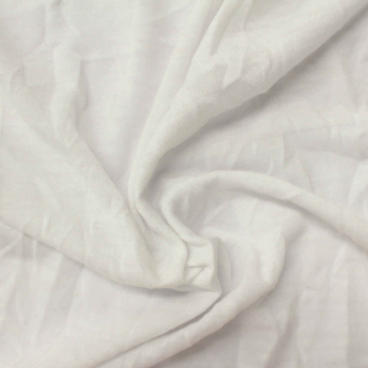 100% Polyester Plissé Fabric, 130 gsm, 150 cm — White