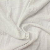 100% Polyester Plissé Fabric, 130 gsm, 150 cm — White