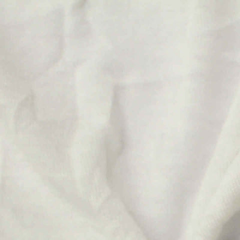 100% Polyester Plissé Fabric, 130 gsm, 150 cm — White