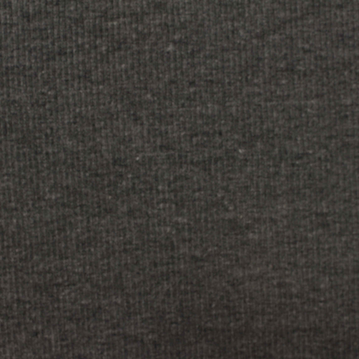 Dark Grey Marl Rib Knit, Poly-Cotton, 320 gsm, 120 cm