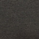 Dark Grey Marl Rib Knit, Poly-Cotton