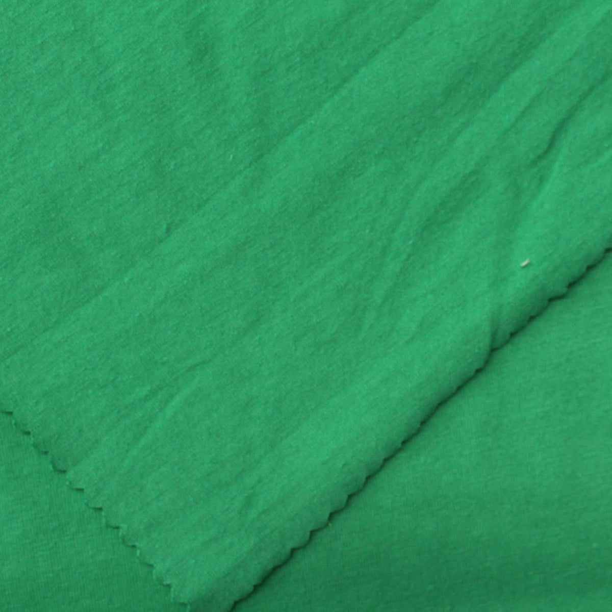 Cotton Polyester Stretch Jersey Knit Fabric, 150 gsm, 175 cm — Green