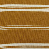 Striped Viscose Stretch Rib Knit Fabric, 180 gsm, 180 cm — Khaki