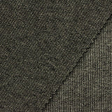 Dark Grey Heathered-Marl Rib Knit, Polyester