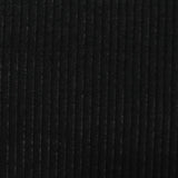 Black Vertical-Pinstripe Rib Knit