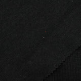 Rib Knit Fabric, 310 gsm, 160 cm — Black