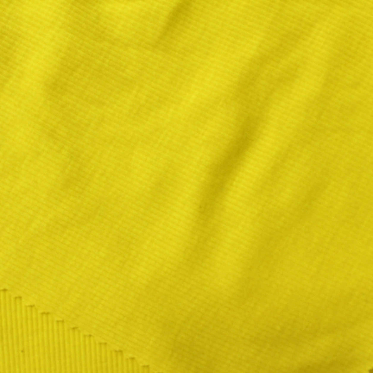 Yellow Grid Rib Knit, Poly-Cotton