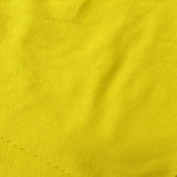 Yellow Grid Rib Knit, Poly-Cotton