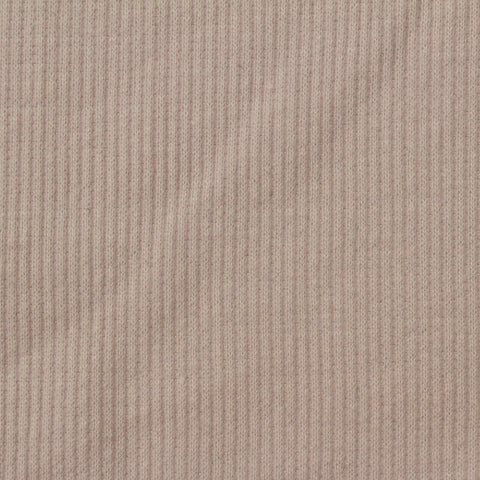 Cotton Stretch Rib Knit Fabric, 160 gsm, 105 cm — Beige