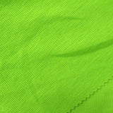 Polyester Cotton Stretch Rib Knit Fabric, 137 gsm, 120 cm — Green